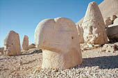 Nemrut Dagi Milli Parki, the tomb of King  Antiochos I, west terrace